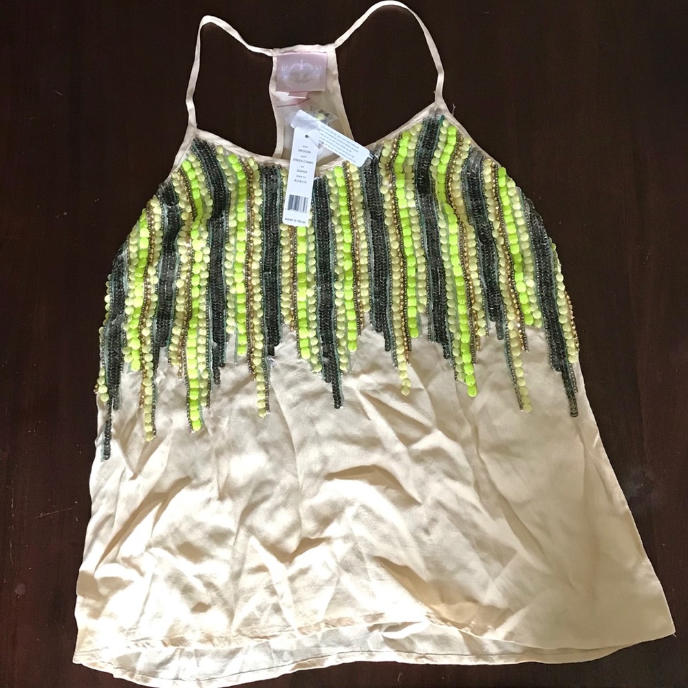 Beaded Romeo + Juliet Couture Top